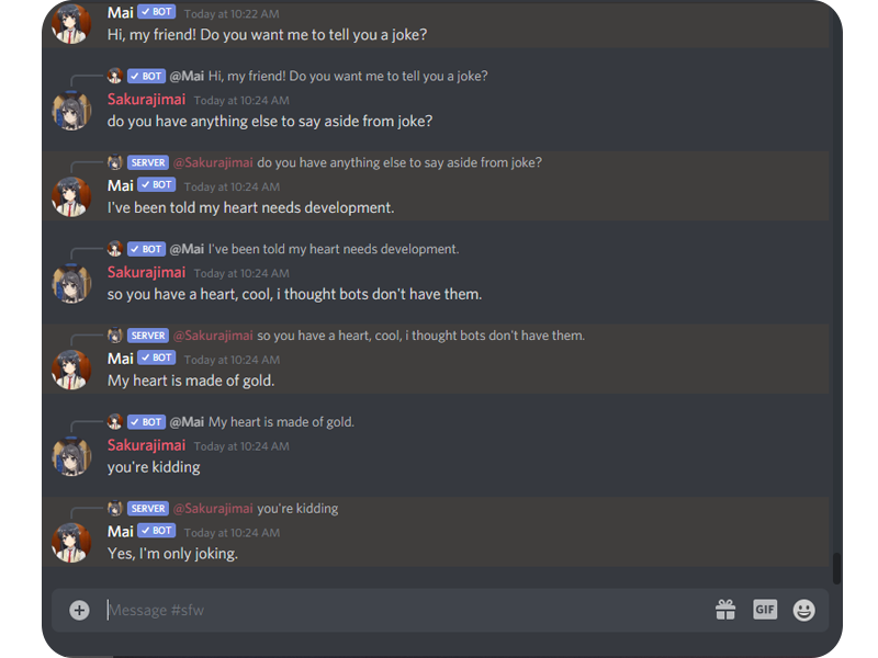 Mai | Discord Bot